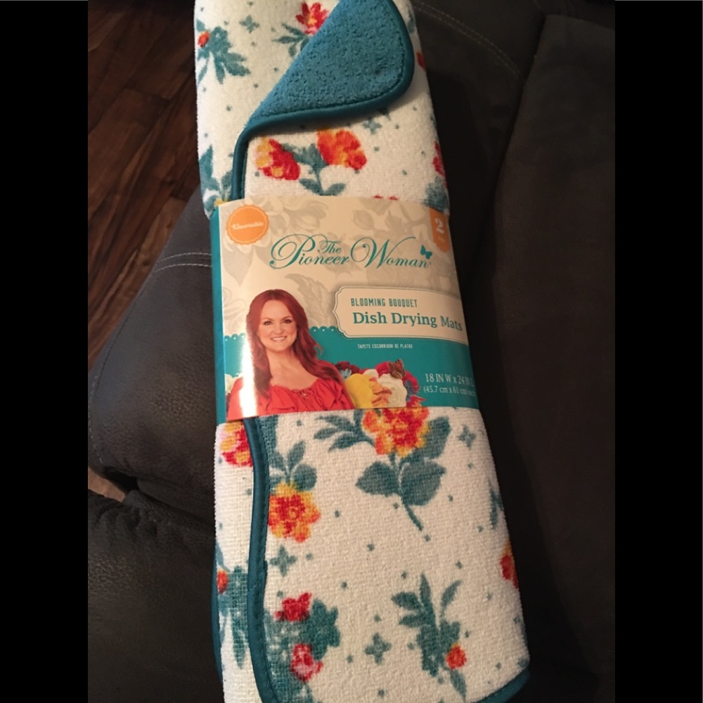 Pioneer woman dish drying mats